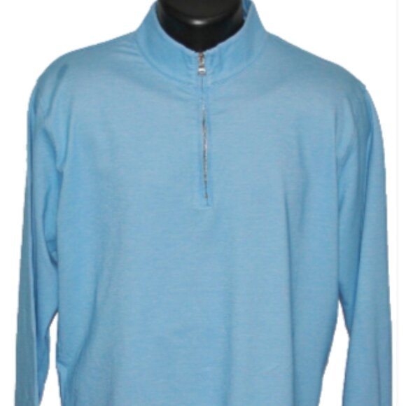 Beautiful Peter Millar Crown Collection Luxury Cotton Blend 1/4 Zip Pullover, XL - Picture 2 of 10